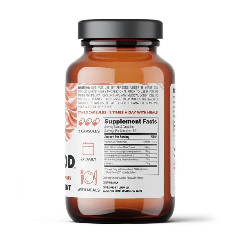 UMZU Redwood - Nitric Oxide & Circulatory Support