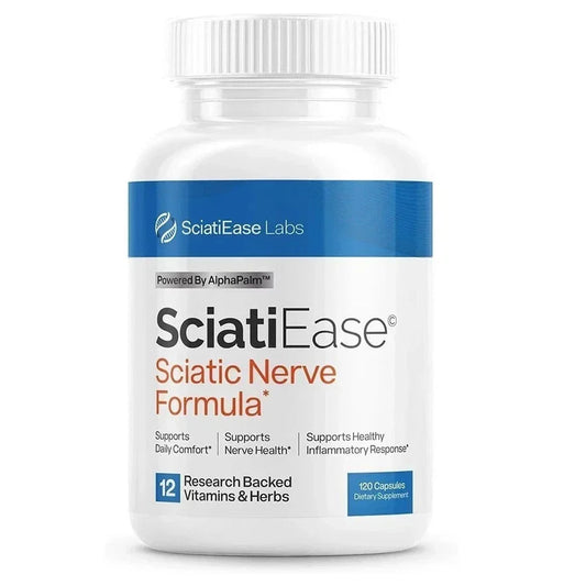 Sciatic Ease Nerve Formula Premium - Nervous System Health, Antioxidant